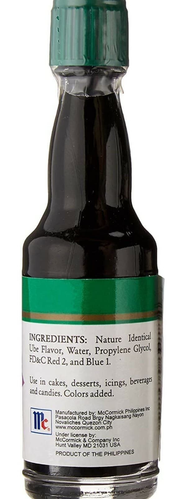 2 Bottles McCormick Ube Flavor Extract 20ml 2