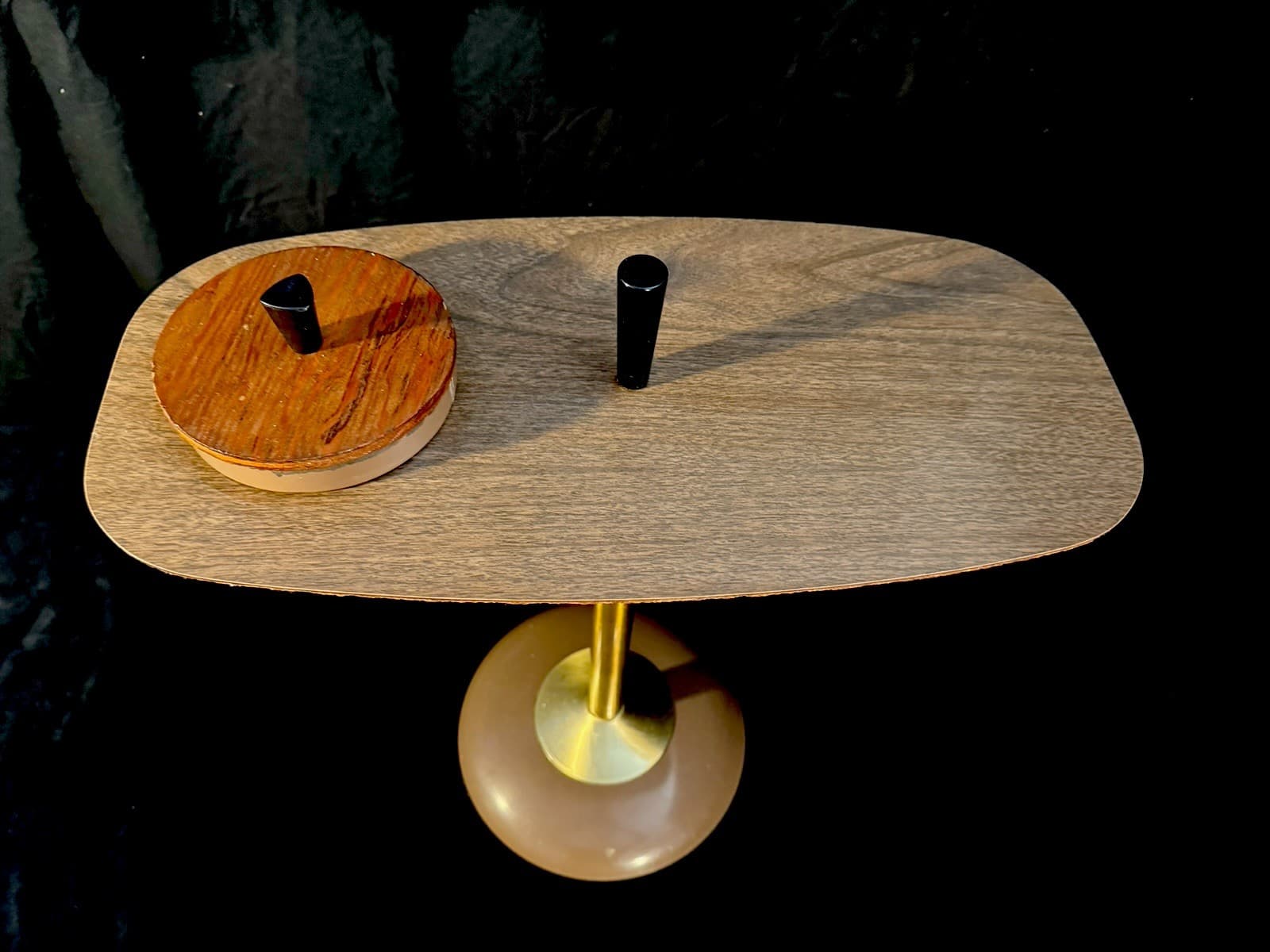 Vintage MCM MidCentury Modern Eames Era Smokers/Ashtray Stand Table 20 X 20 X 10 3