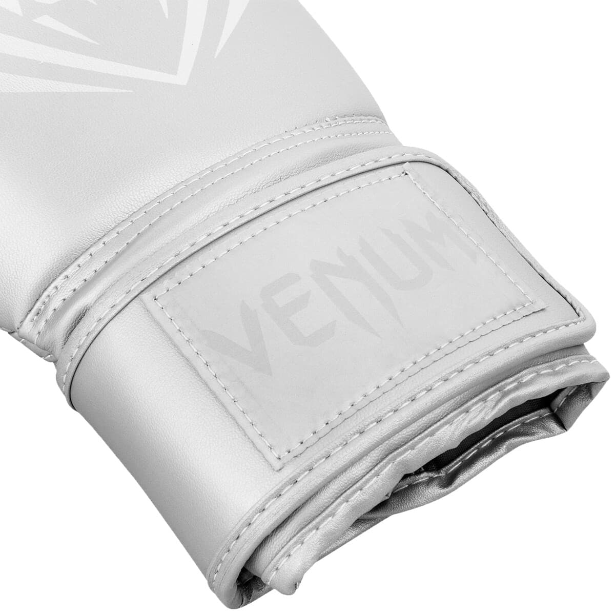 Venum Contender Hook and Loop Training Boxing Gloves - Silver/Silver 3