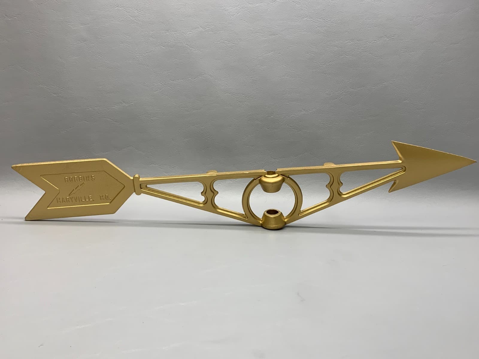 Robbins Lightning Protection Weathervane 19″ Arrow Vane Gold 4