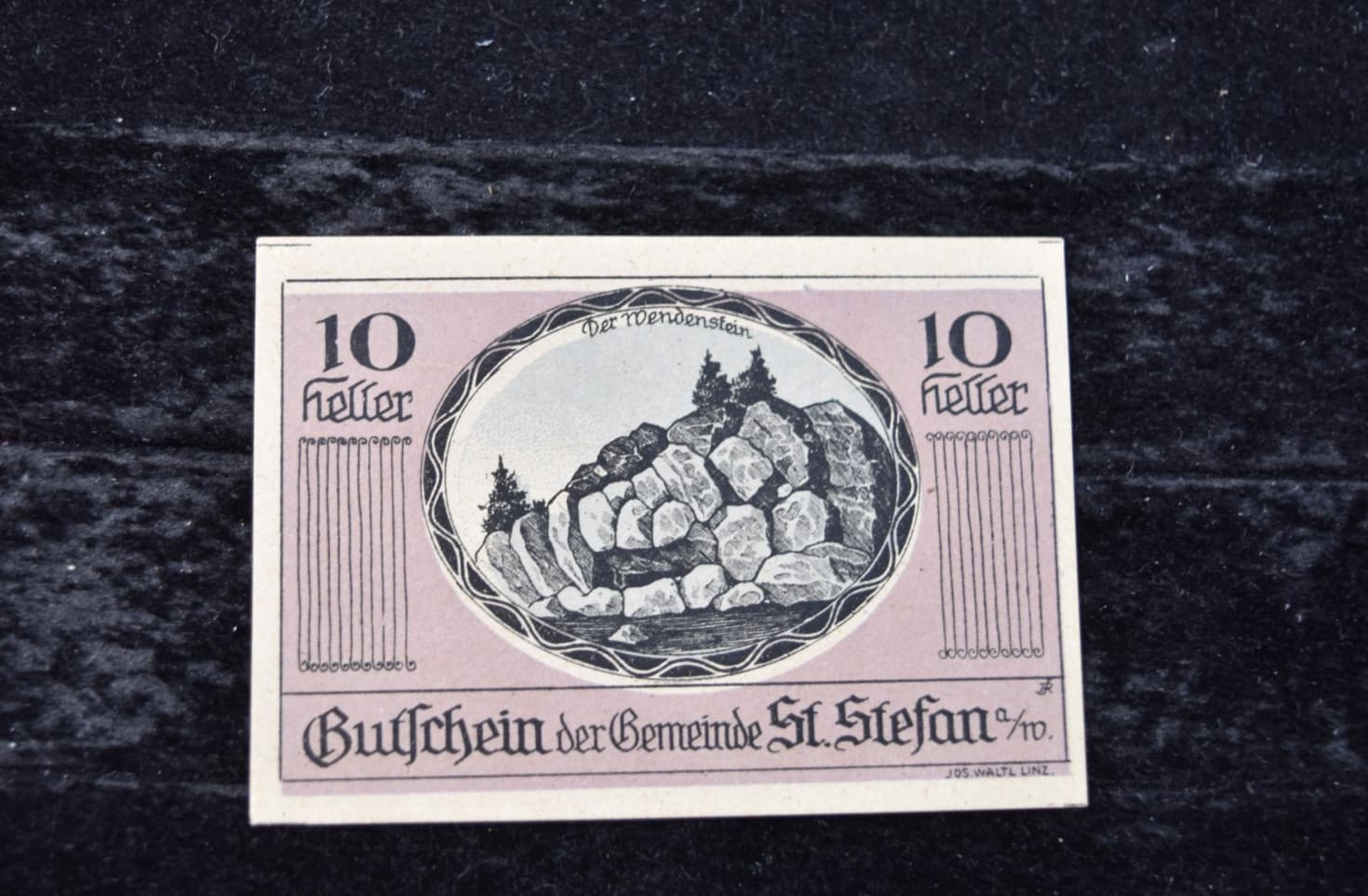 AUSTRIA  1920-21  NOTGELD   ST STEPHAN +  LINZ 5