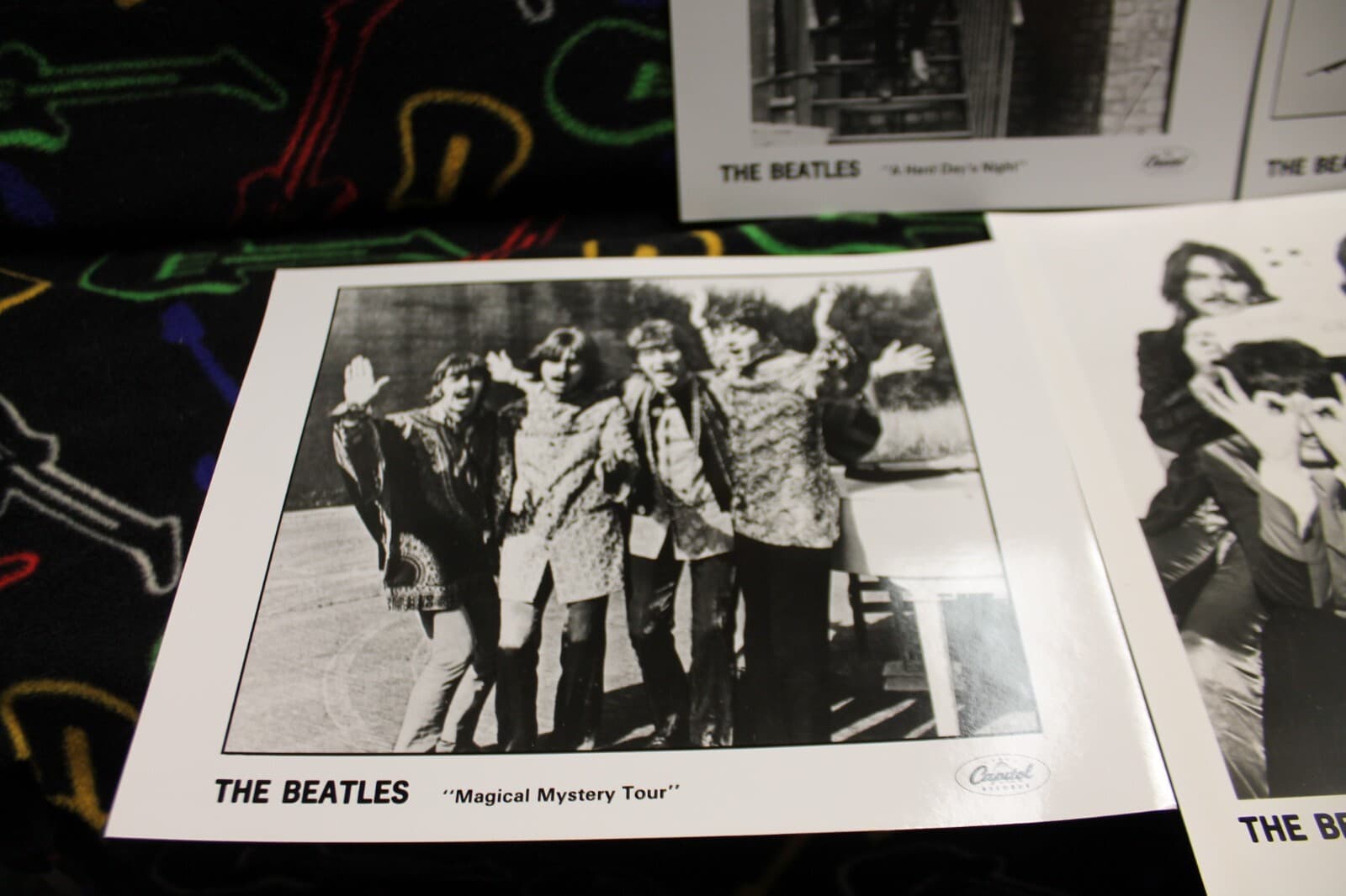 BEATLES 1982 Reel Music CAPITOL Records ADVERTISING Movie PHOTOS Press SET of 5 4