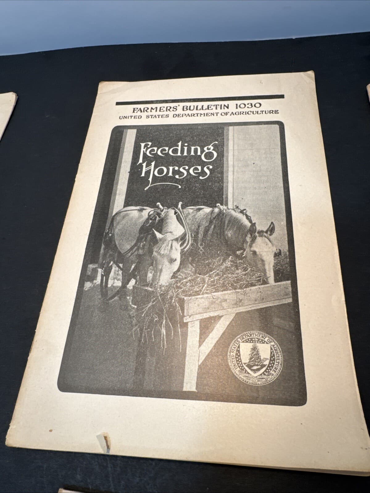 1915-17 USDA Farmers 6 Booklets Horse Feeding, Breaking Colts, Breeding antique 4