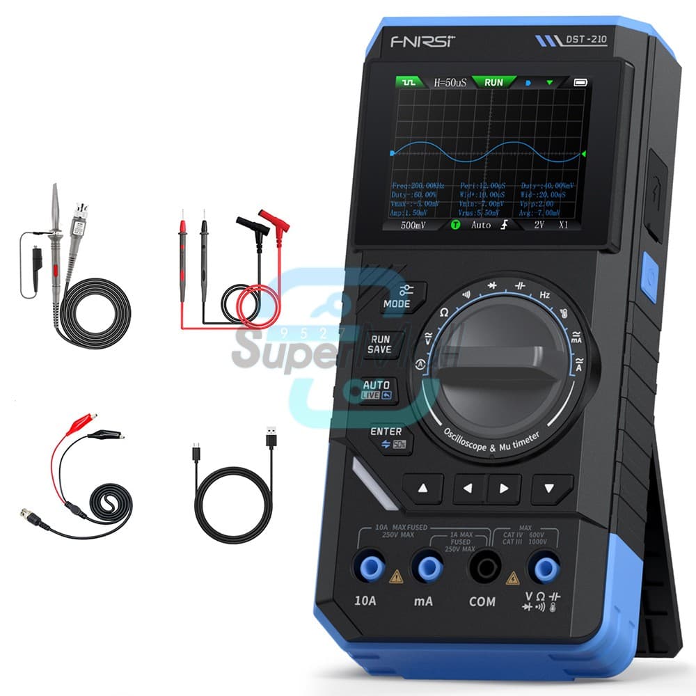 FNIRSI 2C23T 2C53T Digital Oscilloscope Multimeter Function Signal Generator 4