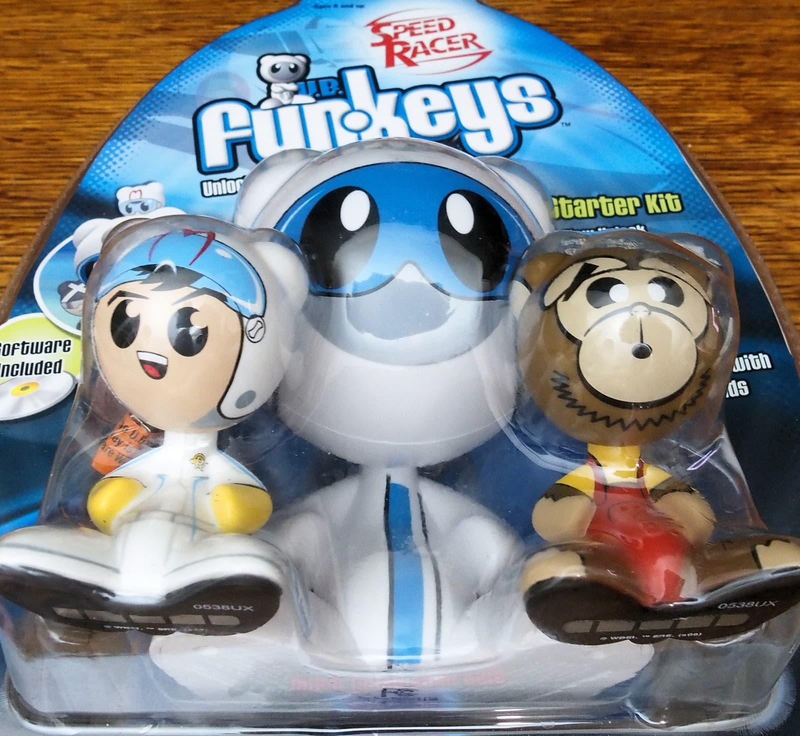 UB Funkeys Starter Kit Speed Racer With Chim Chim 2007 Mattel Radica NEW Sealed 3