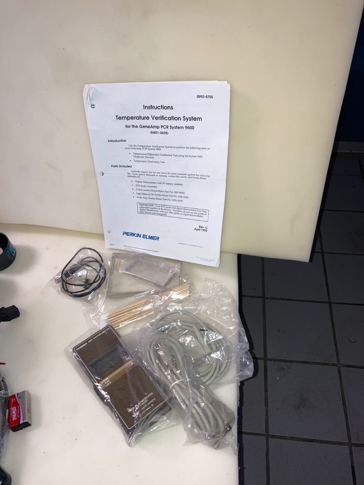 NEW ABI / Applied Biosystems 9700 Temperature Verification System N8010435 2