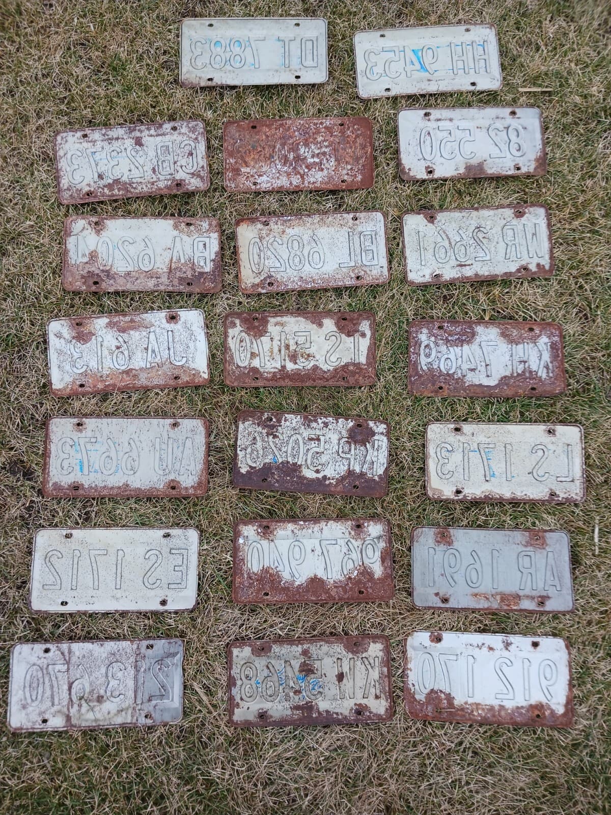 20 Illinois 1976 Bicentennial License Plates Lot Collecting or Decorating 2