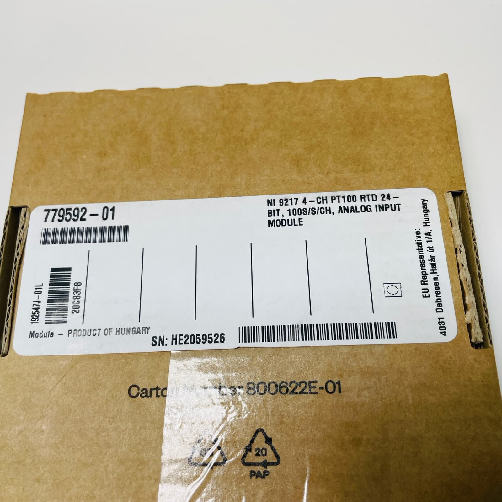 NEW National Instruments NI 9217 / 779592-01 Analog Input Module 2