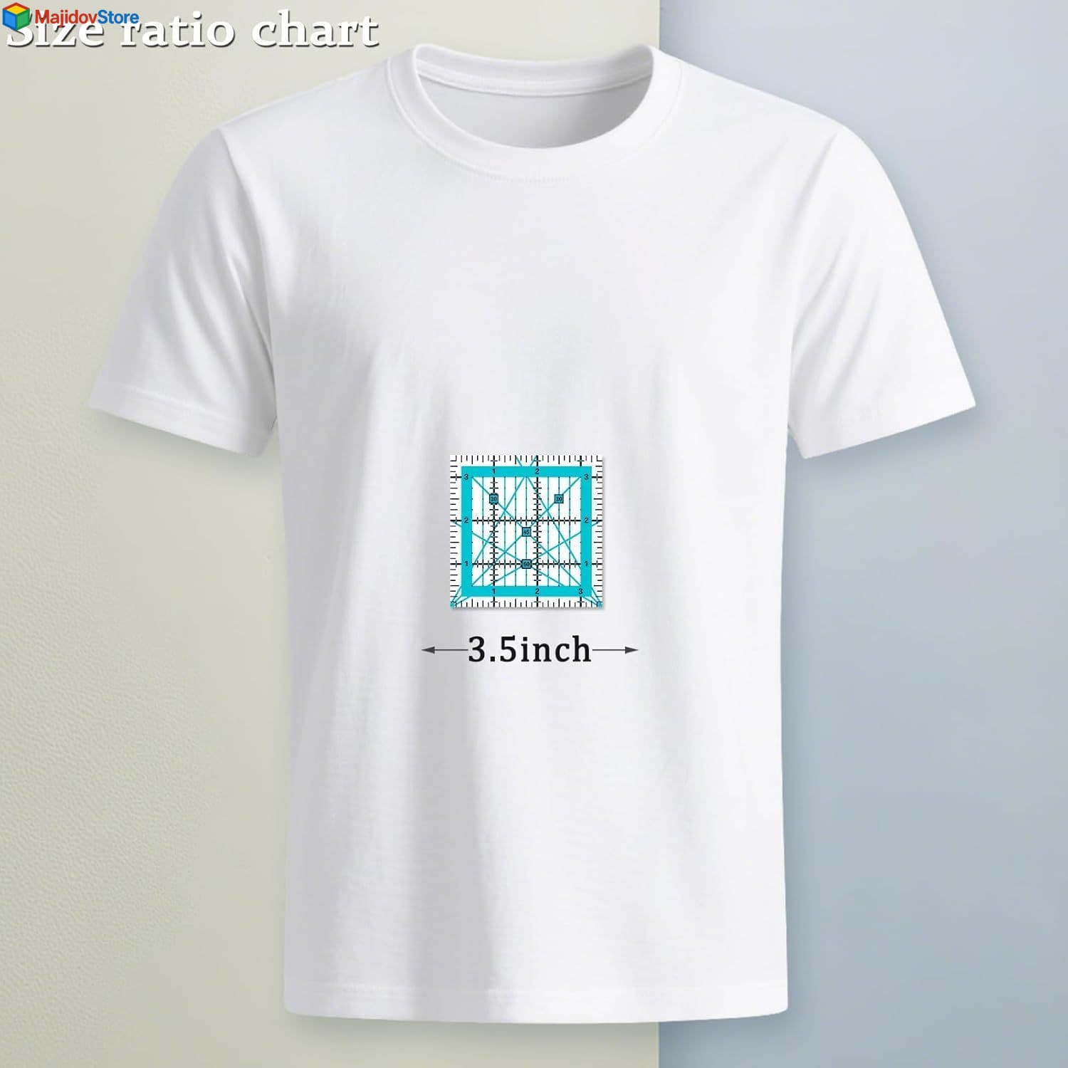 Quilting Rulers, Sewing Rulers, 4 Piece Quilting Square Templates, Acrylic Ruler 5