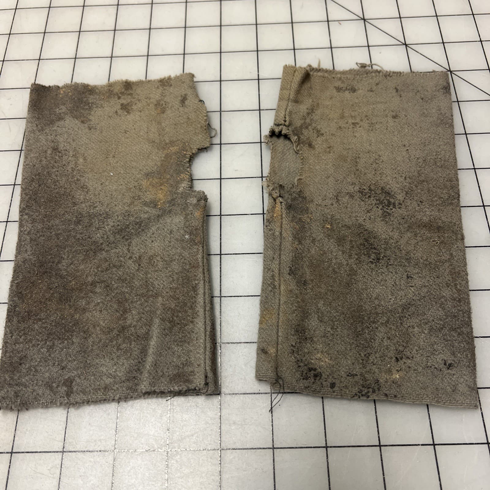 18th Century era Rough Fingerless Mitts out of Scraps, "Turn" TV Costume #135