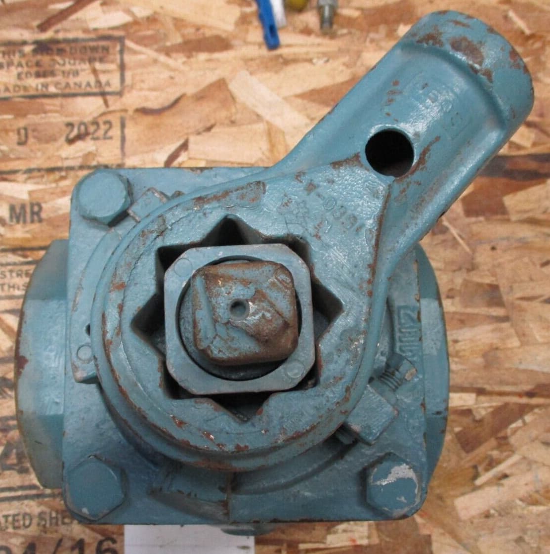 Eccentric Plug Valve BALLCENTRIC 4" 175 PSI CWP Threaded NPT Ends Lever Operated 5