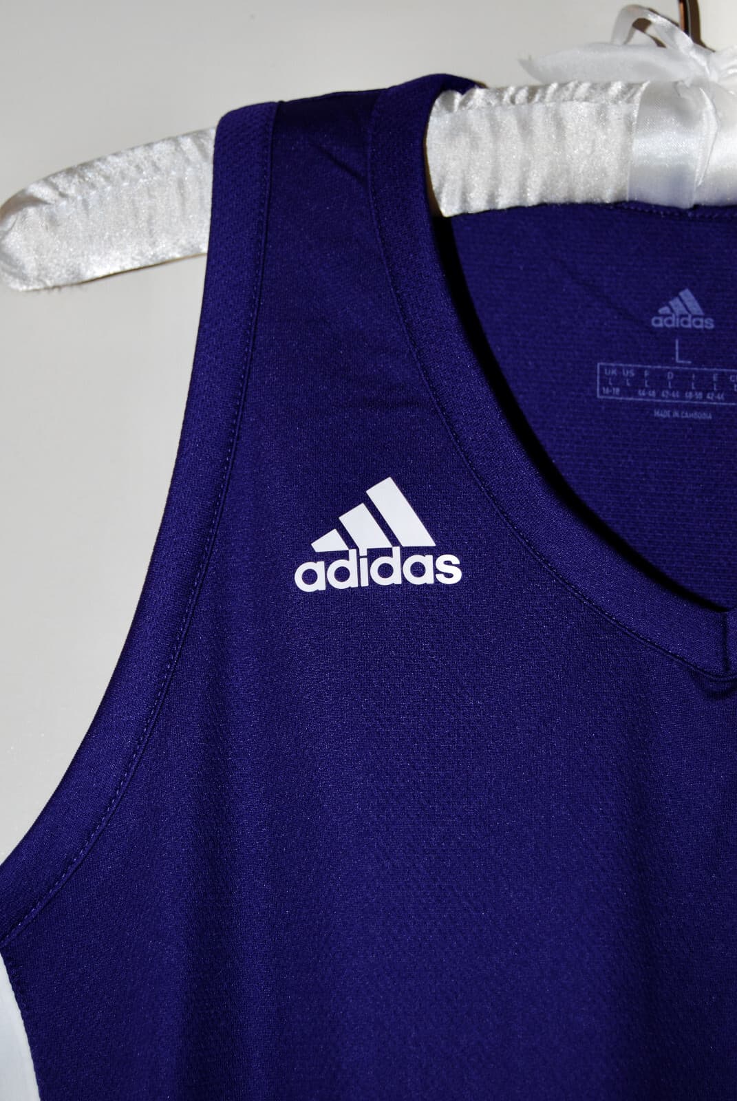 NWT adidas Women's Royal Purple Team N3XT Prime Basketball Tank sz 2XL 3