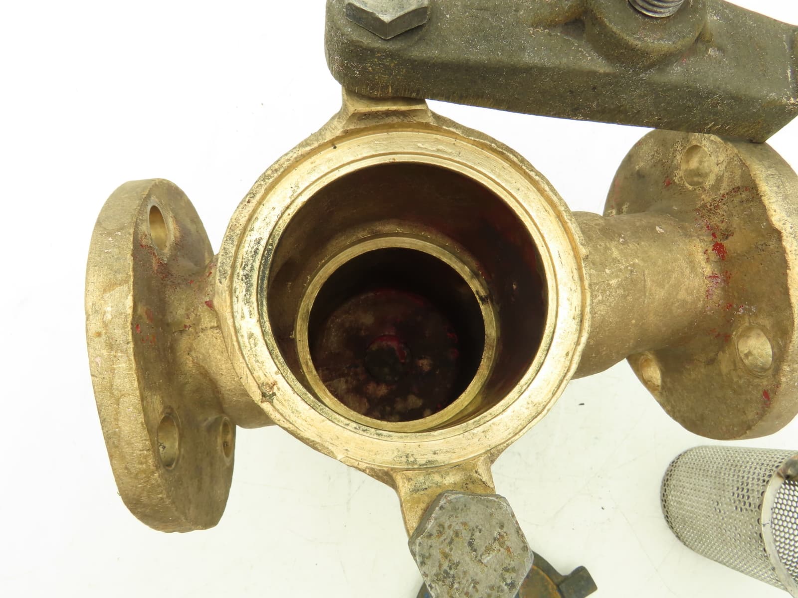 Hayward Model 72 Simplex 2" Inline Basket Strainer Bronze 200 PSI Flanged 4