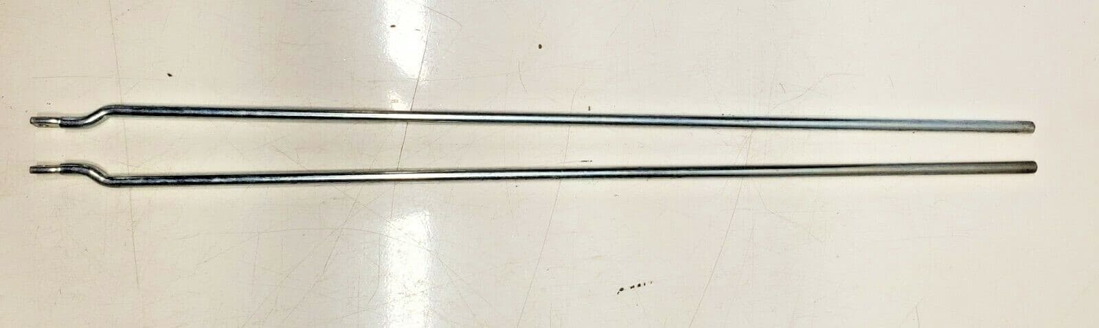 Jestesen Fireplace Black Mesh Replacement Curtain Screen W/ Rods 22" x 48"  5