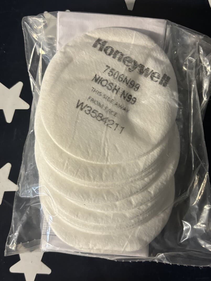 HONEYWELL NORTH SAFETY 7506N99 FILTER N99    ONE PACK WITH TEN FILTERS 5