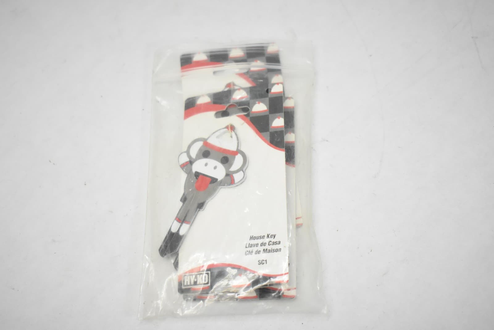 HY-KO Sock Monkey House Key Blanks SC1 KW1 Lot of 6 Fun Keys Schlage Kwikset 2
