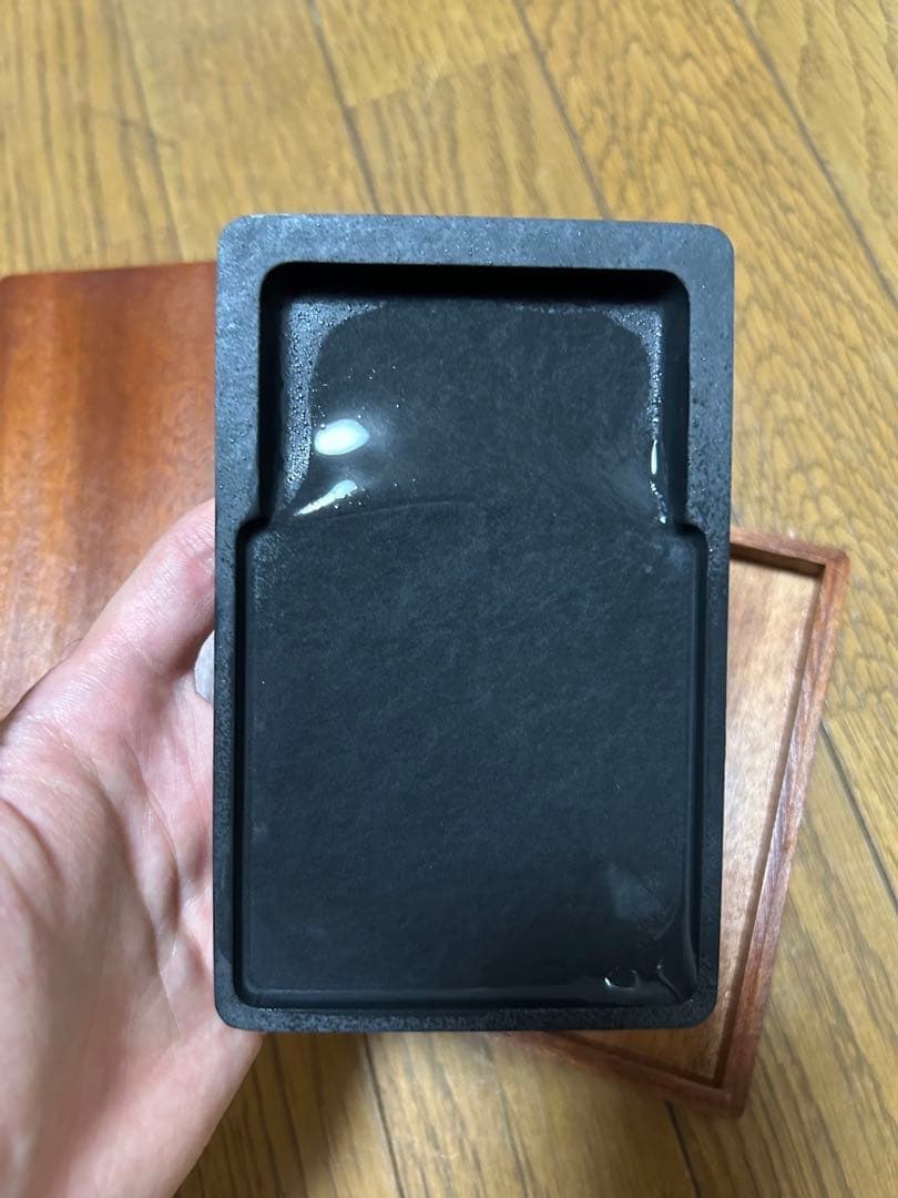 140 x 90 x 20 mm Ink Stone Vintage Suzuri Sumi Grinder Calligraphy Shodo Shuji 2