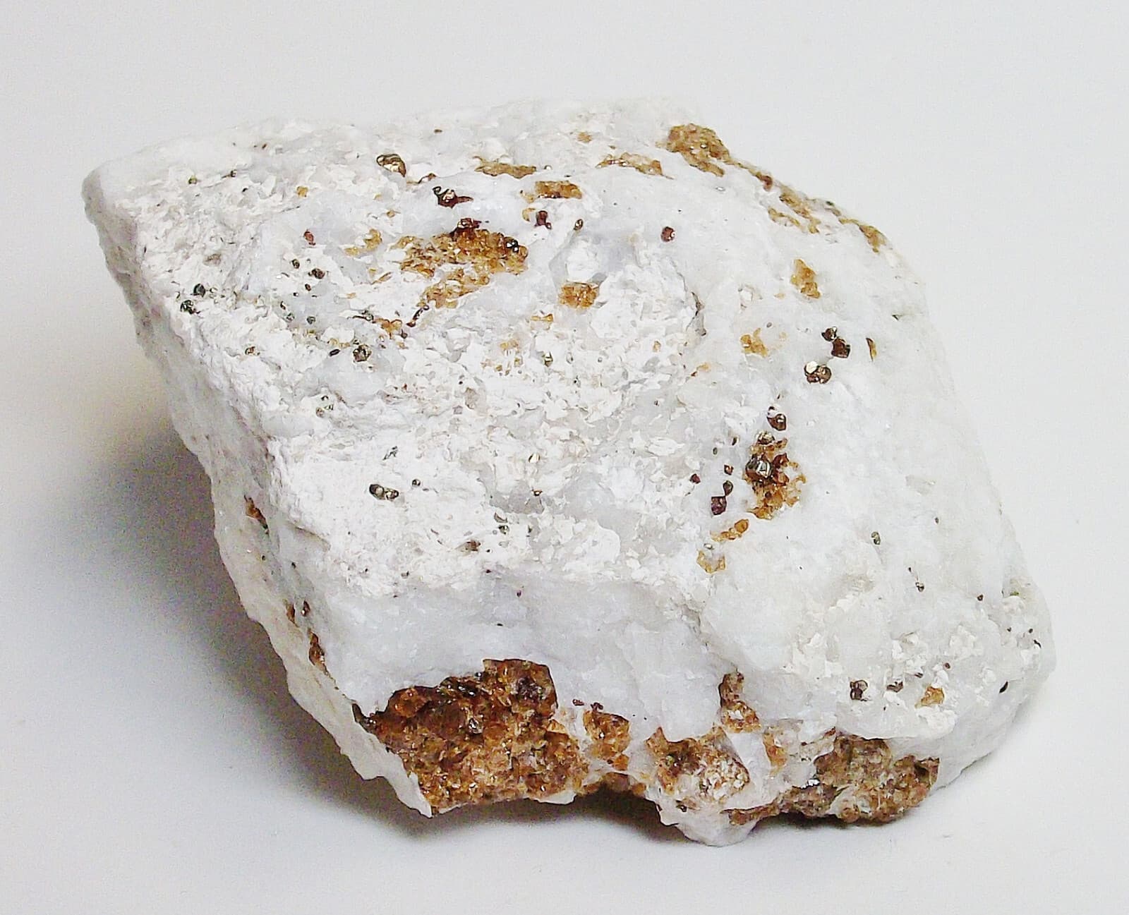 Fluorescent Dravite - Martin Marietta Texas Quarry, Baltimore Co., Maryland 4