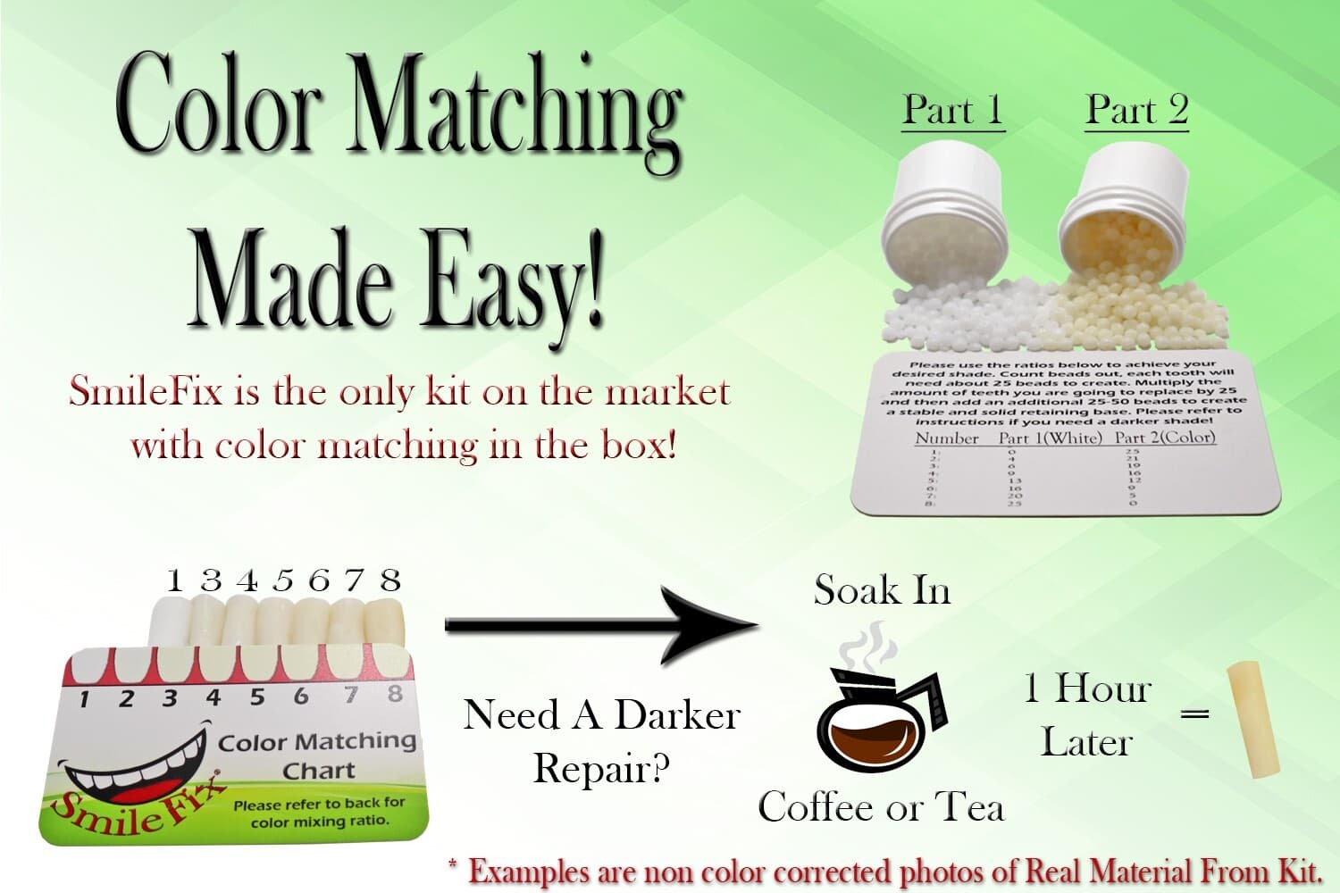 SmileFix Color Matching Deluxe Dental Repair Kit - Replace Missing or Broken ... 3