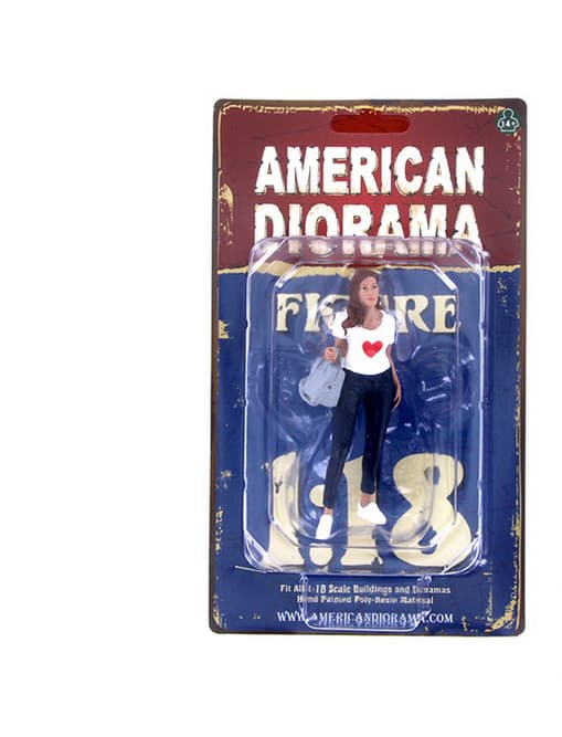 Ladies Night Elle Female American Diorama 38193 1:18 3.75" Long