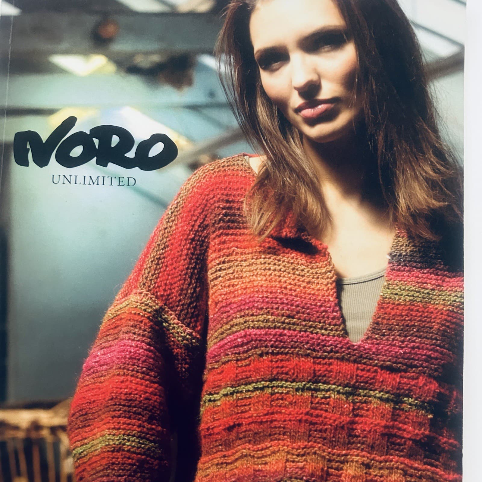 Noro Unlimited Knitting Pattern Booklet Womens Colorful Fashion Sweaters Bolero 2