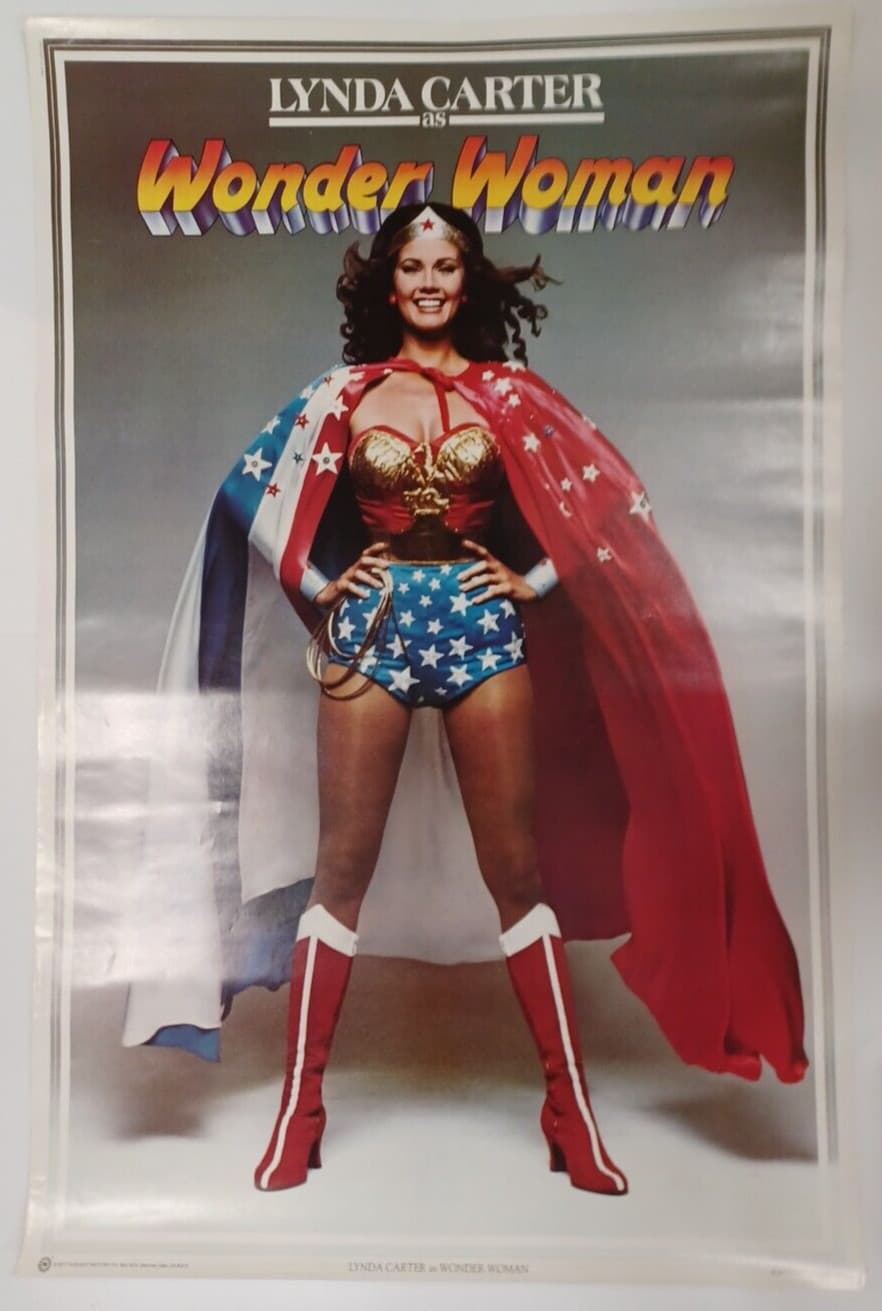WONDER WOMAN LYNDA CARTER As 1977 Poster 24x35 Rolled Thought Factory