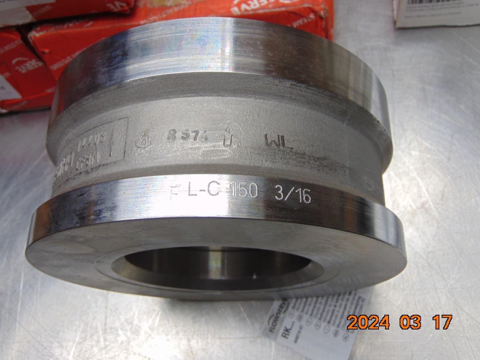 FLOWSERVE RK26A Stainless Wafer Check Valve 4" CL300 CF8M RK26A DN100 HD CL 150 5