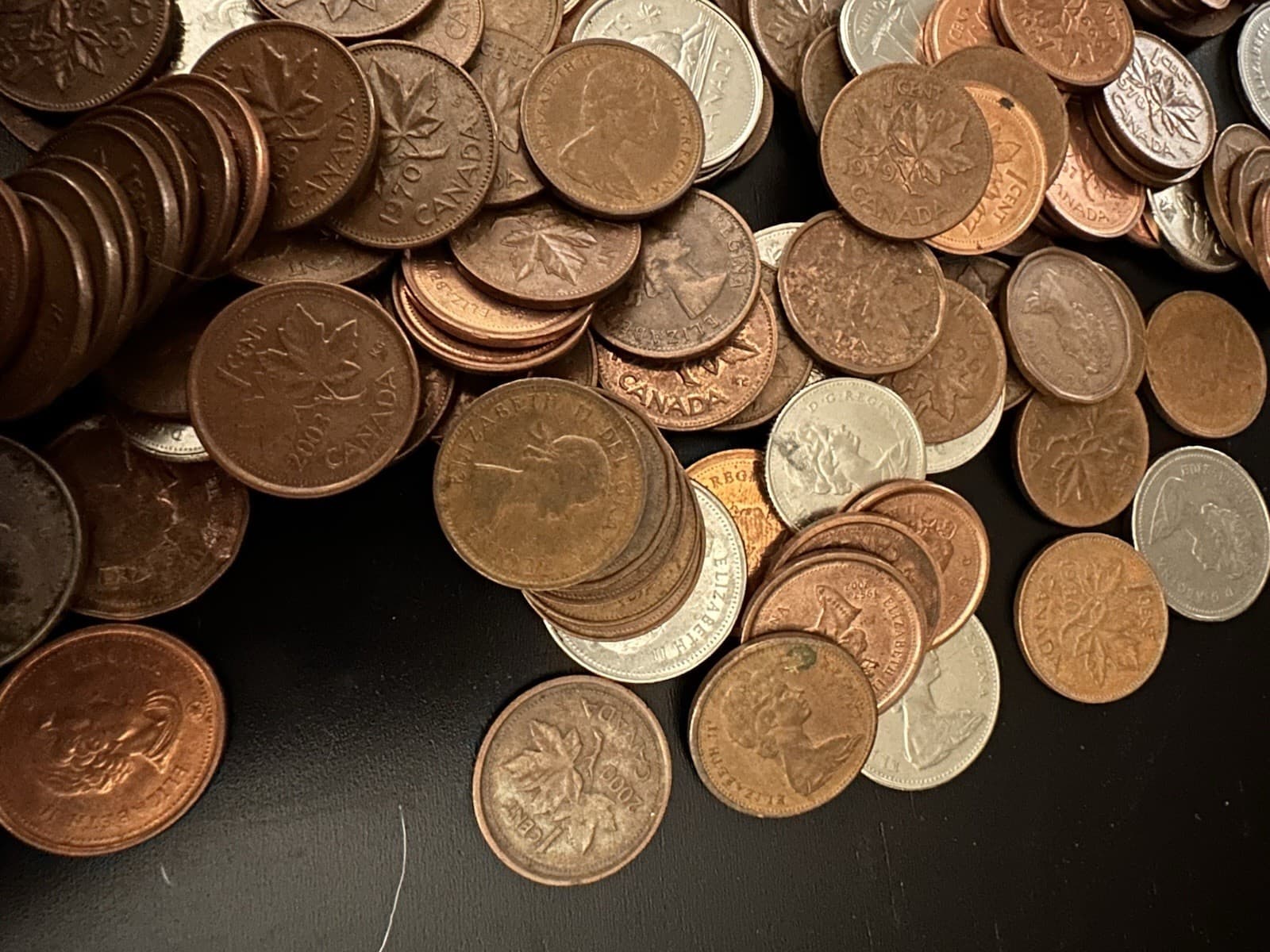 Lot of Various Canada Coins Circulated Various years  4