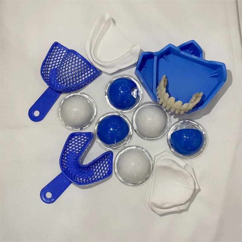 DIY Denture Kit Homemade Full Set False Teeth Dental Custom Dentures Repair Kit 2