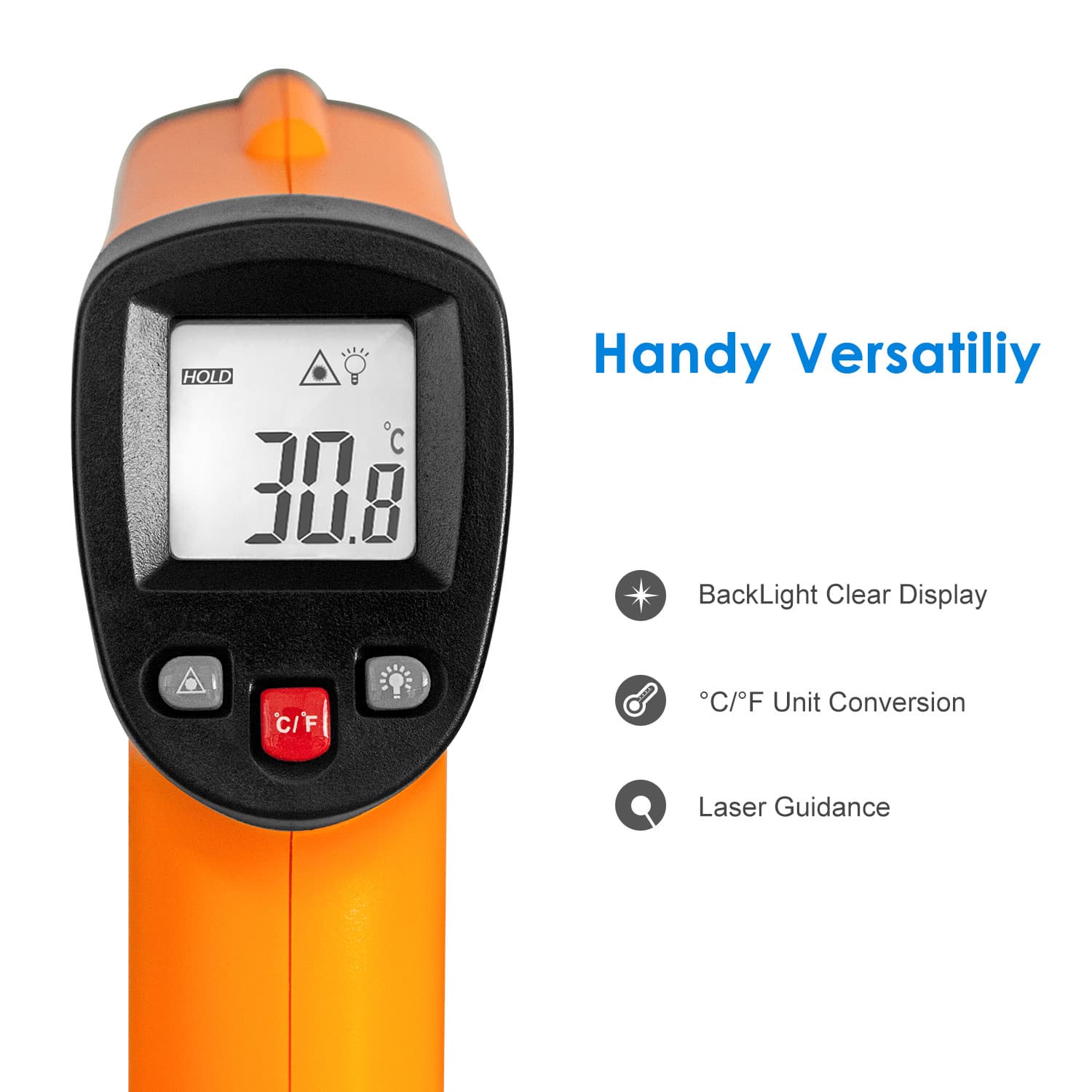 Helect (NOT for Human) Infrared Thermometer, Non-Contact Laser Temperature Gun 3