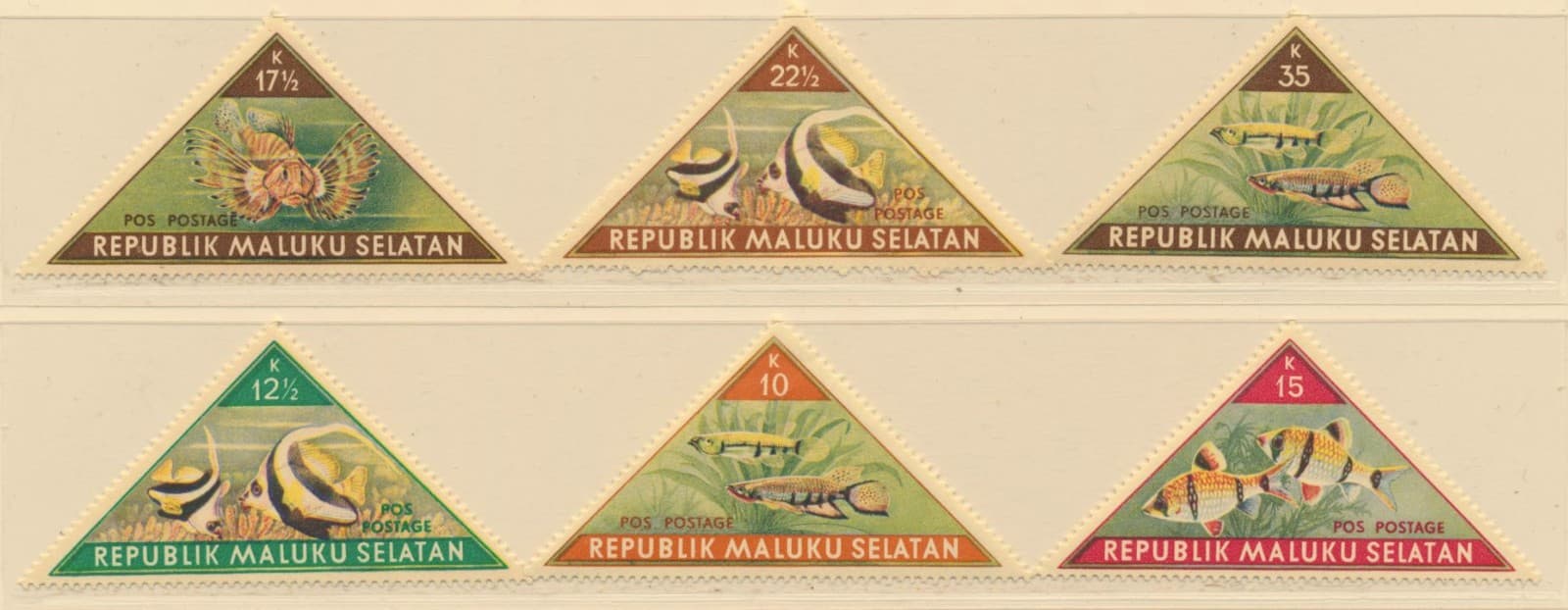 Indonesia Republik Maluku Selatan Fishes Marine Life 16v MLH 4
