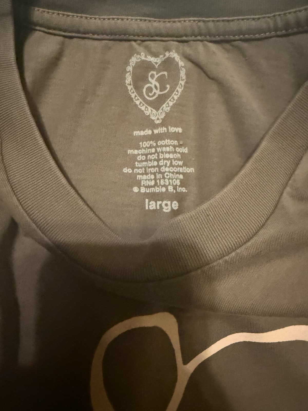 Sabrina Carpenter Short N Sweet Tour 2025 House Tour Official Shirt Large 3