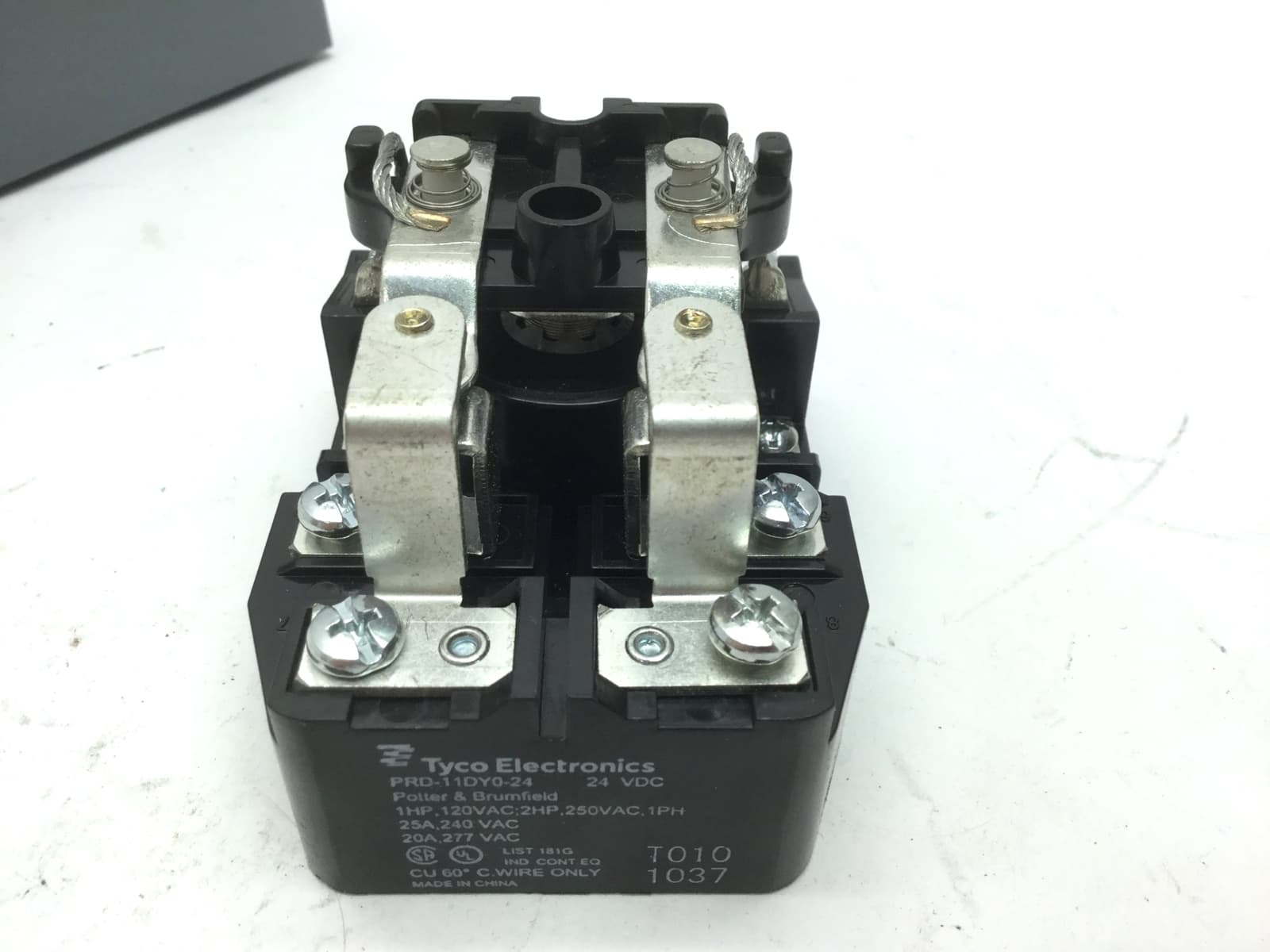 New TE Connectivity PRD-11DY0-24 Power Relay, Coil: 24VDC NO NC W/ Dustcover 2