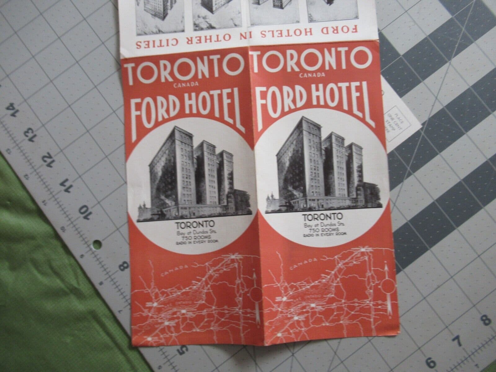 Toronto Canada Ford Hotel Advertisement & Ford Hotel Post Card 5