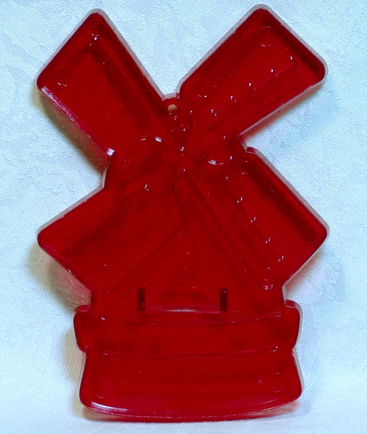 Vintage HRM Design Red Cookie Cutter - Windmill Dutch Cookie Spring Speculaas