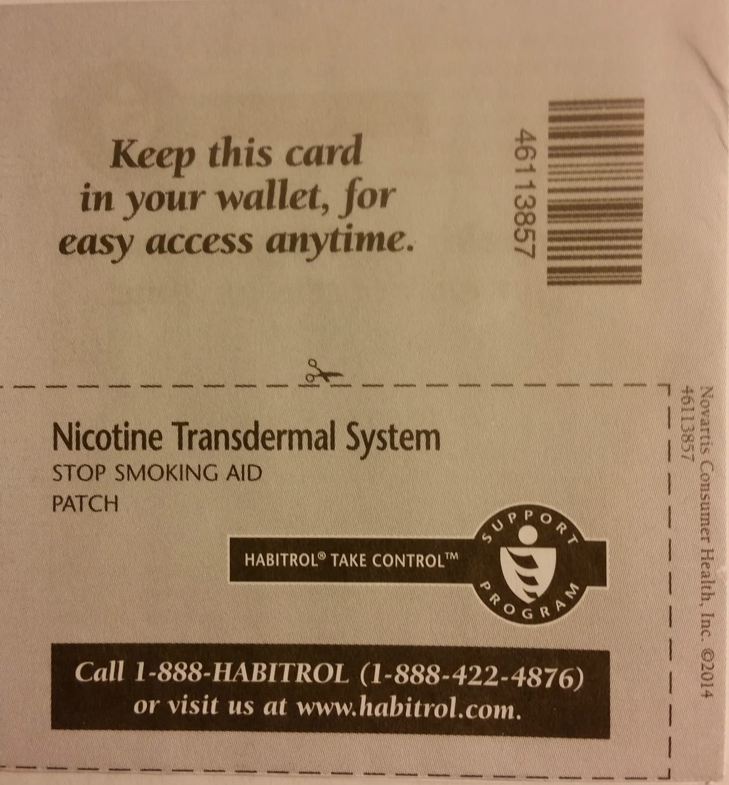 Habitrol Nicotine Transdermal System Patch 14mg Step 2, 14 PATCHES (2-week kit) 5