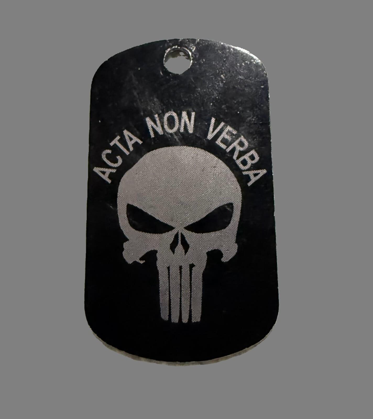 Dog Tag - Acta Non Verba