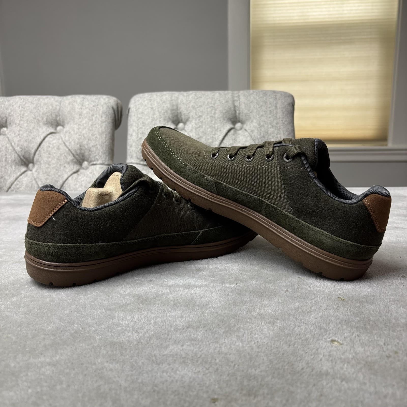 Lems Chillum Shoes Mens Size 13 Green Spruce Lace Up Low Top Casual Sneakers 3