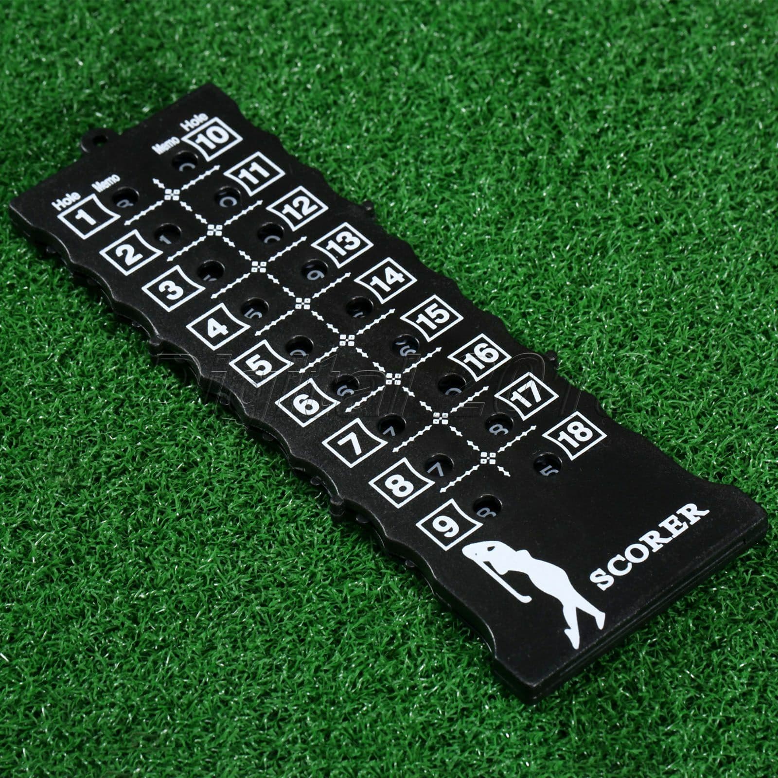 Plastic Golf 18 Hole Stroke Keeper Shot Score Counter Scoring Tally Key Chain 2