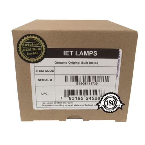 IET Genuine OEM Replacement Lamp for Sanyo PLV-Z3000 Projector Power by Philips