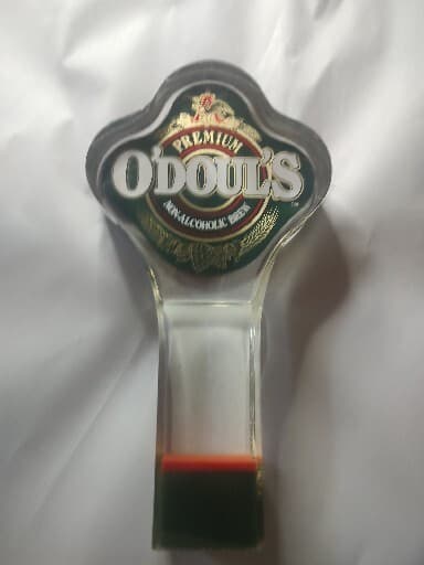 ODOUL'S ANHEUSER-BUSCH NON-ALCOHOLIC ACRYLIC BEER TAP HANDLE 2