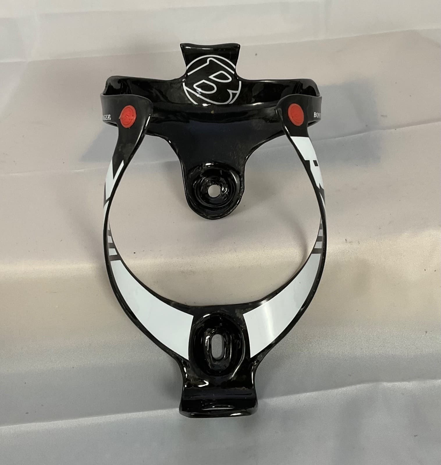 Bontrager RXL Carbon Bike Water Bottle Cage / Holder  Black /white 4