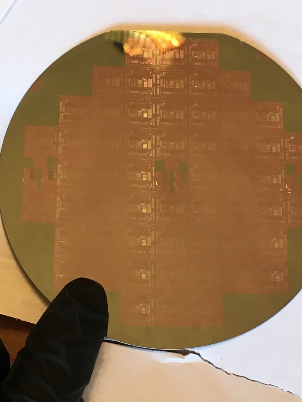 4" Unknown Silicon Wafer 1980s Extremely Rare Vintage CPU Chip 3