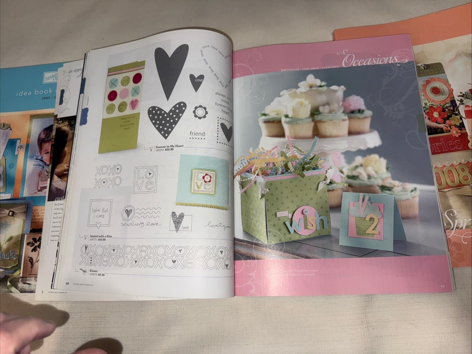 LOT of 3 Stampin’ Up idea book & catalog 2006 - 2008 vintage 6