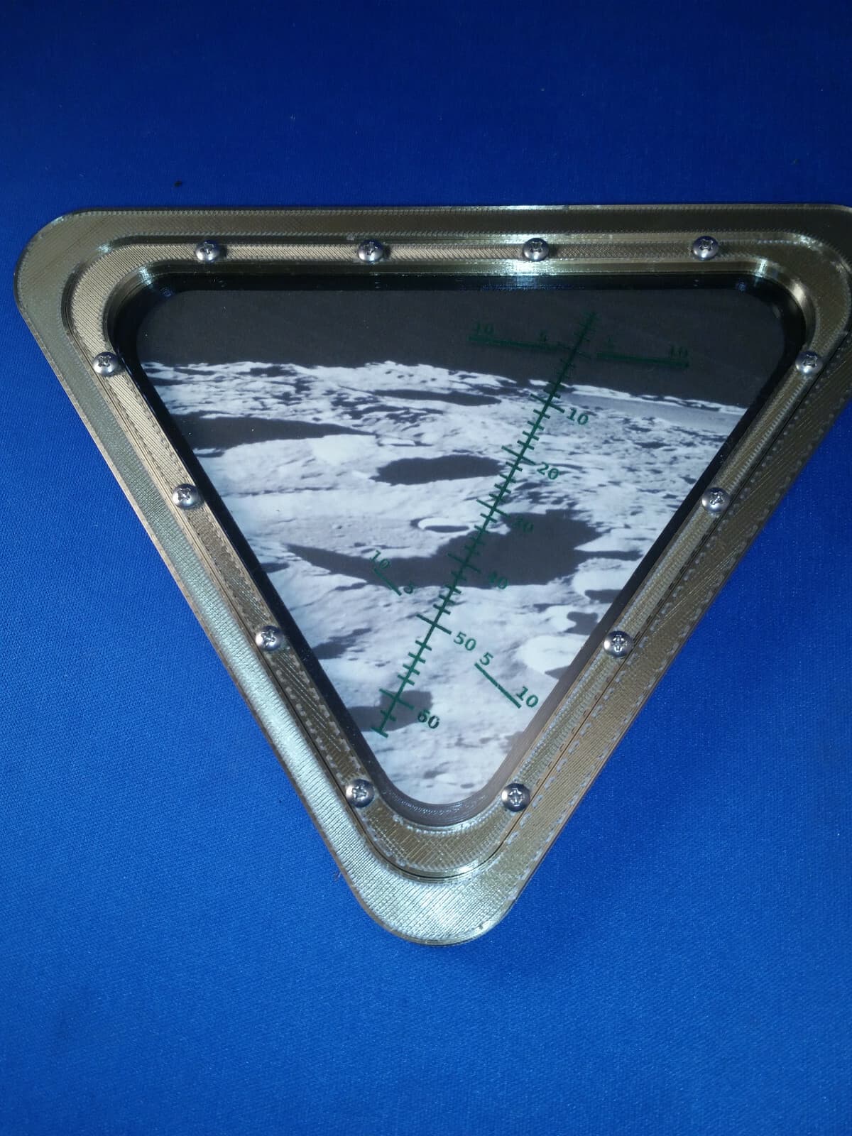 Replica Apollo 11 Lunar Module Window W/Lunar landscape - Neil Armstrong 5