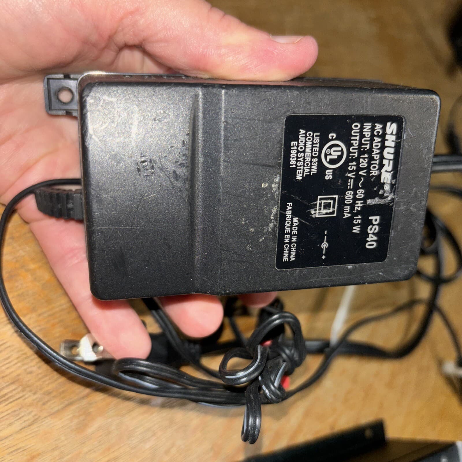 Shure Wireless Personal Monitor W/Power Cord. Tested & Works! 6