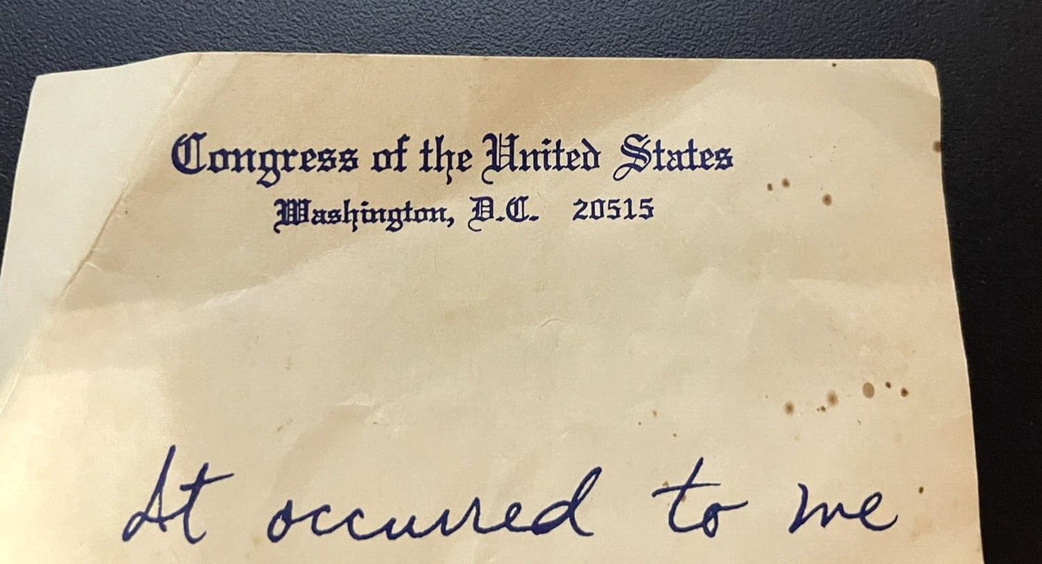 ✅🔥ALBERT “AL” GORE JR. - AUTOGRAPH NOTE SIGNED 4