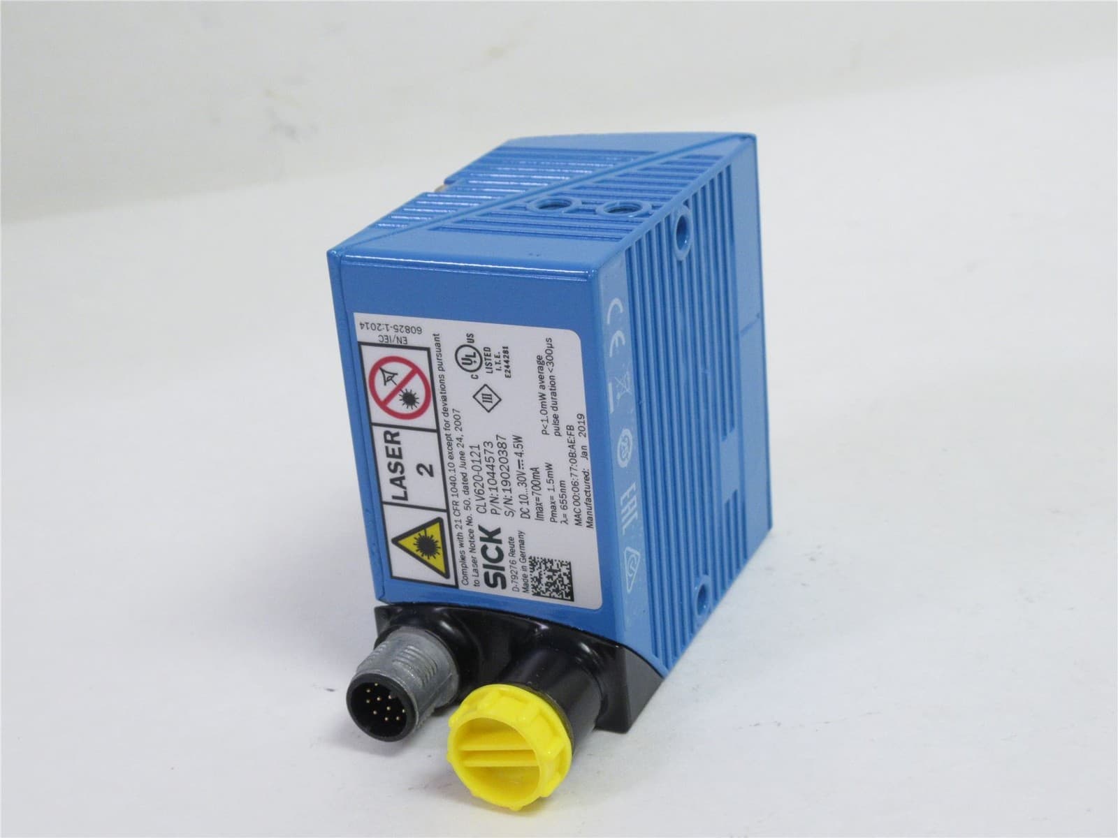 232554 New-No Box; SICK CLV620-0121 Fixed Mount Bar Code Scanner 1044573;10-30V 4