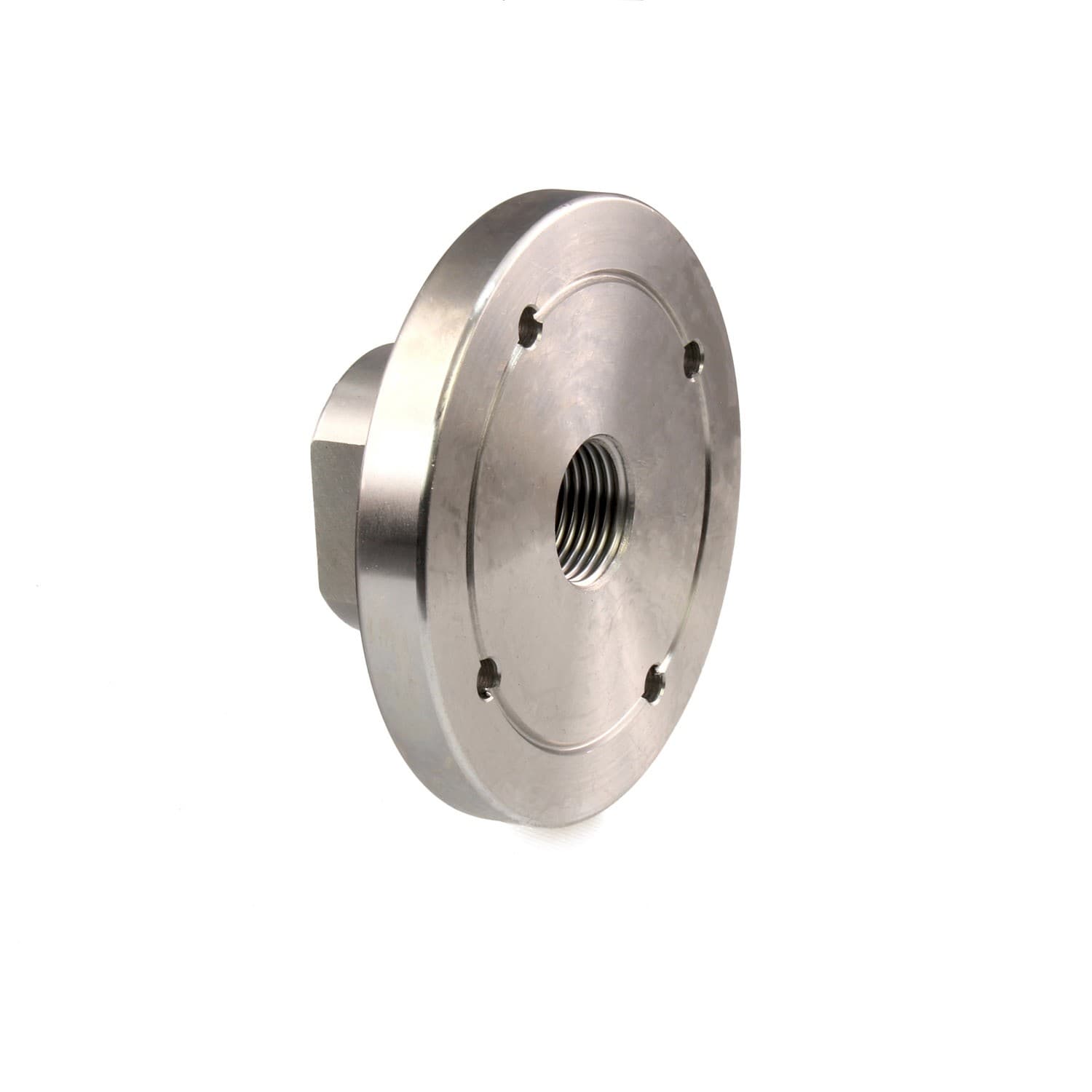 3" Steel Lathe Faceplate, 3/4" x 16TPI, Hurricane Turning Tools