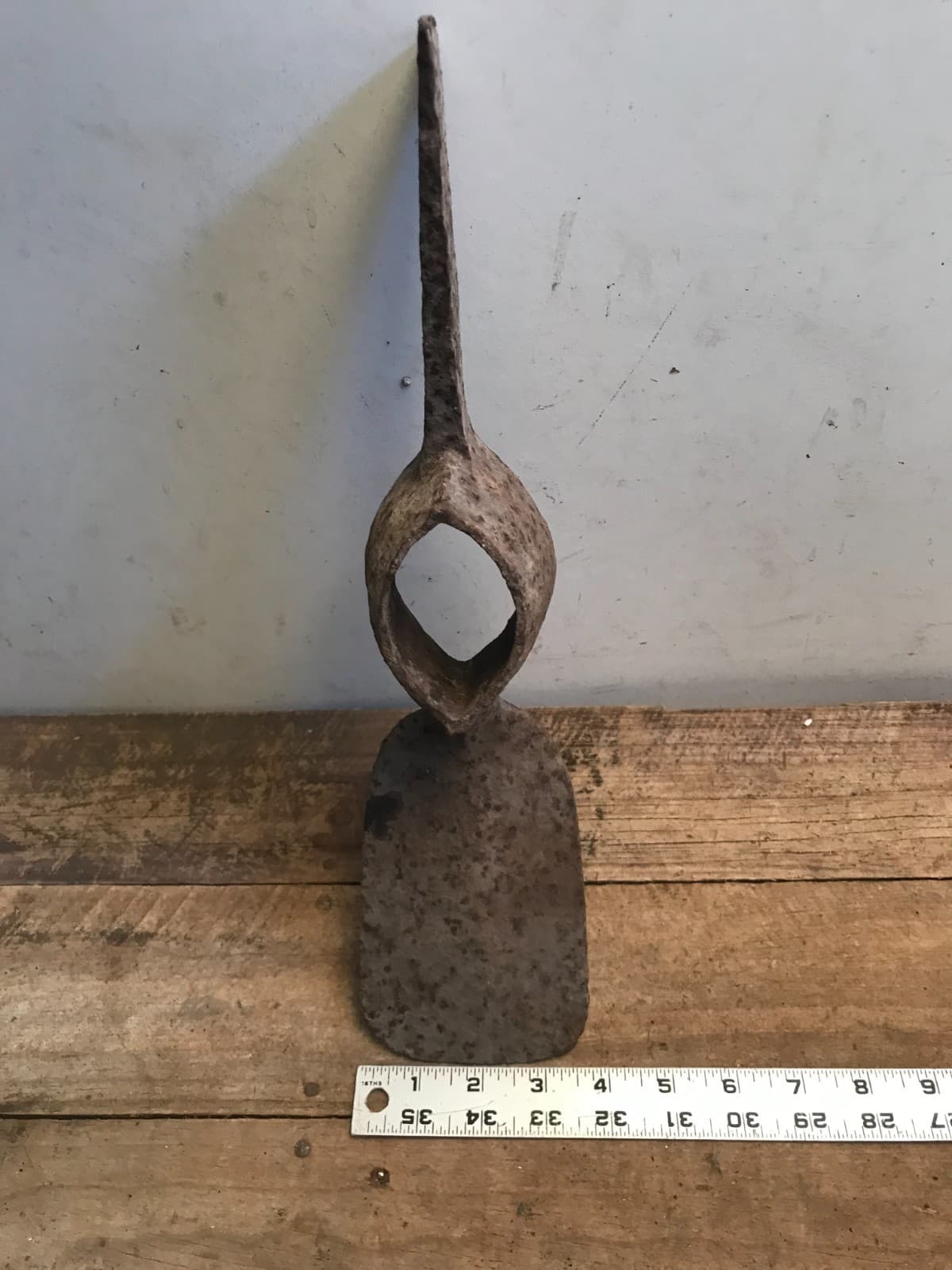 Vintage Rusty Mattock Pick Axe Garden Farm Tool Digging Planting Hoeing 6